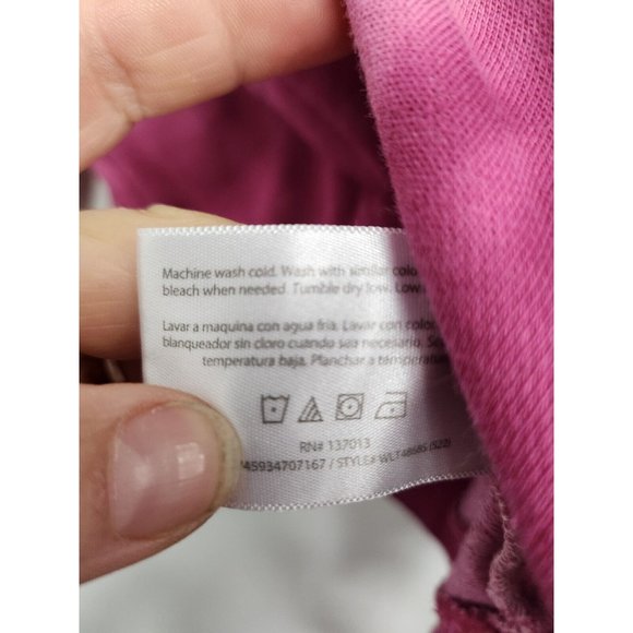 Wildfox Womens Olivia Hoodie Small Pink Tie Dye Relaxed Fit Pullover Sweatshirt - Picture 7 of 9